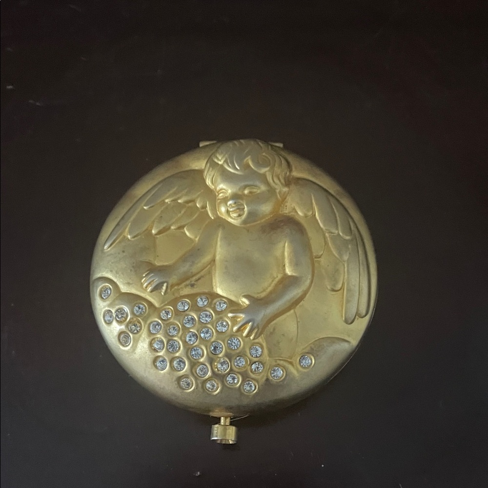Estee Lauder Gold Compact Angel Compact 1997